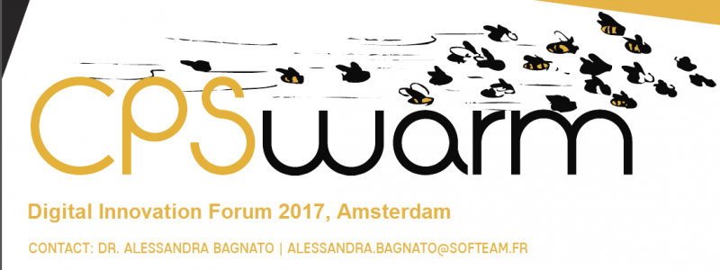 H2020 CPSwarm Project at DIF 2017 Exibition, Amsterdam